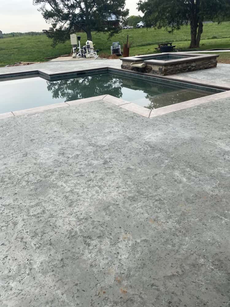 Salt Finish Pool Deck