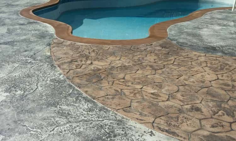 Stamped Pool Deck