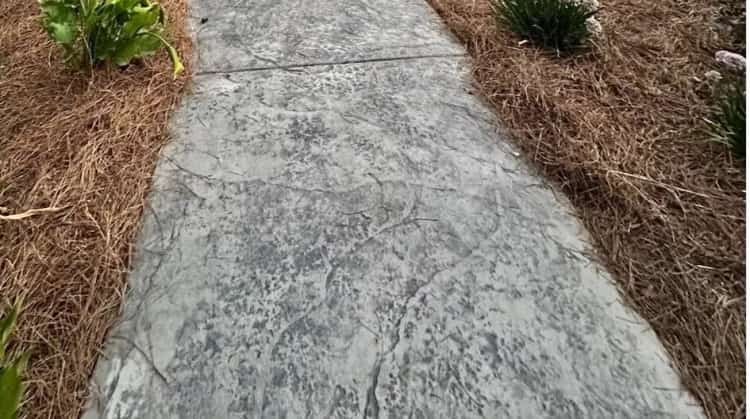 Stamped Walkway